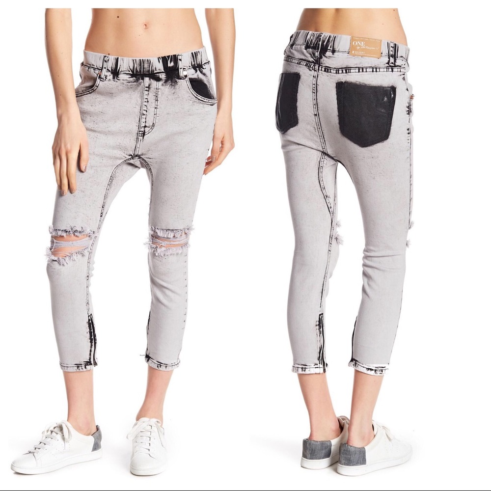 One Teaspoon Harley Killers Distressed Jeans